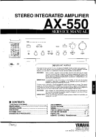 Yamaha AX-550-Service-Manual